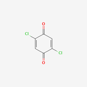 Chemical structure of 2,5-Dichloro-1,4-benzoquinone