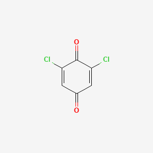Chemical structure of 2,6-Dichloro-1,4-benzoquinone