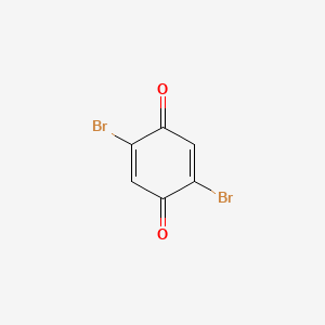 Chemical structure of 2,5-Dibromo-1,4-benzoquinone