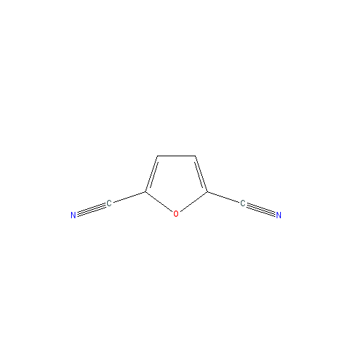 Chemical structure of 2,5-Dicyanofuran