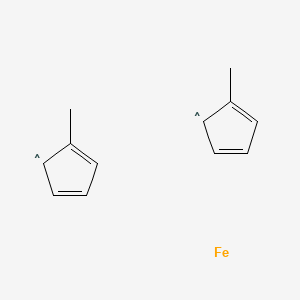 Chemical structure of 1,1'-Dimethylferrocene