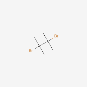 Chemical structure of 2,3-Dibromo-2,3-dimethylbutane