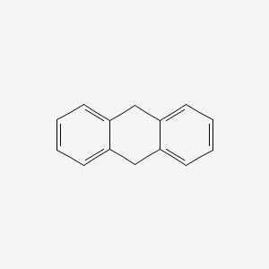 Chemical structure of 9,10-Dihydroanthracene