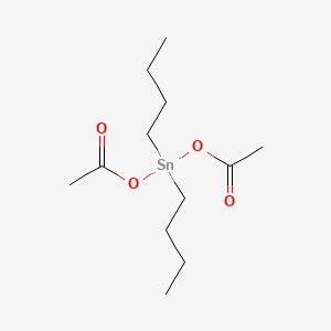 Chemical structure of Dibutyltin Diacetate