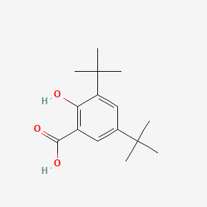 Chemical structure of 3,5-Di-tert-butylsalicylic Acid