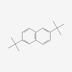 Chemical structure of 2,6-Di-tert-butylnaphthalene