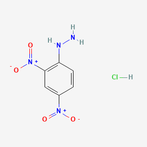 Chemical structure of 2,4-Dinitrophenylhydrazine Hydrochloride