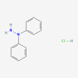 Chemical structure of 1,1-Diphenylhydrazine Hydrochloride