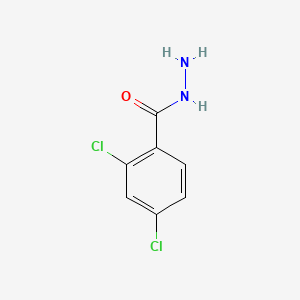Chemical structure of 2,4-Dichlorobenzohydrazide