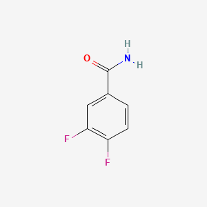 Chemical structure of 3,4-Difluorobenzamide