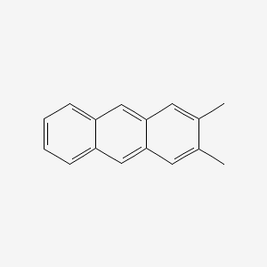 Chemical structure of 2,3-Dimethylanthracene