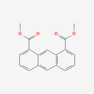 Chemical structure of Dimethyl 1,8-Anthracenedicarboxylate