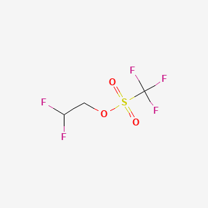 Chemical structure of 2,2-Difluoroethyl Trifluoromethanesulfonate