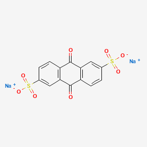 Chemical structure of Sodium anthraquinone-2,6-disulfonate
