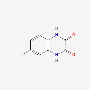 Chemical structure of 1,4-Dihydro-6-methylquinoxaline-2,3-dione
