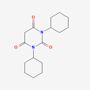 Chemical structure of 1,3-Dicyclohexylbarbituric Acid