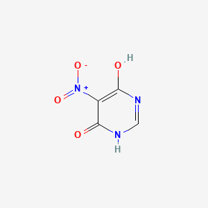 Chemical structure of 4,6-Dihydroxy-5-nitropyrimidine