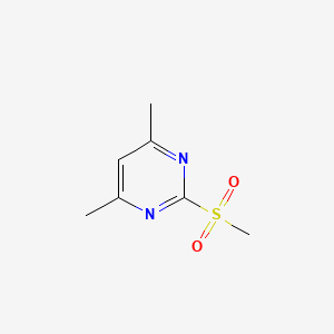 Chemical structure of 4,6-Dimethyl-2-(methylsulfonyl)pyrimidine