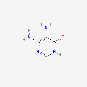 Chemical structure of 4,5-Diamino-6-hydroxypyrimidine