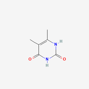 Chemical structure of 5,6-Dimethyluracil