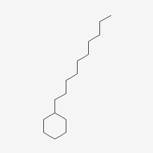 Chemical structure of Decylcyclohexane