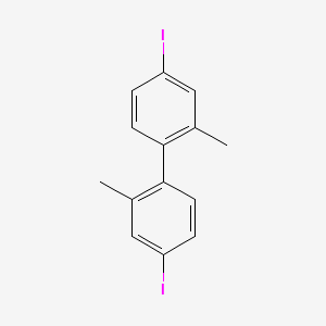 Chemical structure of 4,4'-Diiodo-2,2'-dimethylbiphenyl