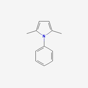 Chemical structure of 2,5-Dimethyl-1-phenylpyrrole