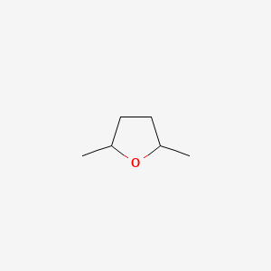 Chemical structure of 2,5-Dimethyltetrahydrofuran (stabilized with BHT)