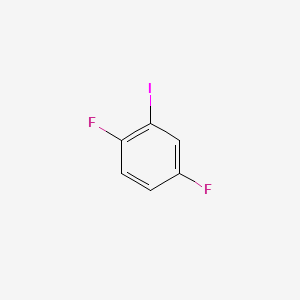 Chemical structure of 1,4-Difluoro-2-iodobenzene