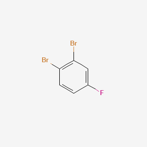 Chemical structure of 1,2-Dibromo-4-fluorobenzene