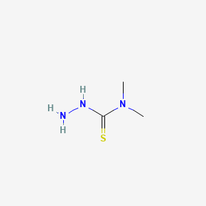 Chemical structure of 3-Amino-1,1-dimethylthiourea