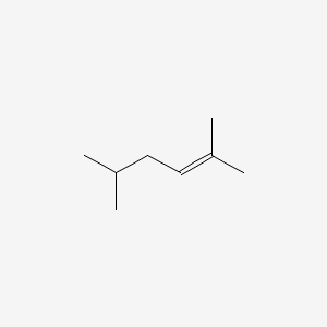 Chemical structure of 2,5-Dimethyl-2-hexene