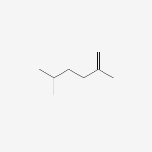 Chemical structure of 2,5-Dimethyl-1-hexene