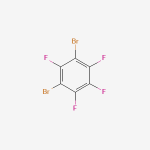 Chemical structure of 1,3-Dibromotetrafluorobenzene
