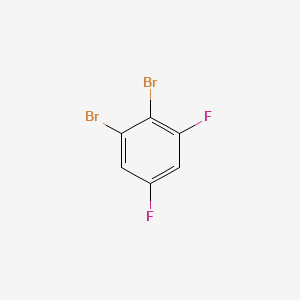 Chemical structure of 1,2-Dibromo-3,5-difluorobenzene