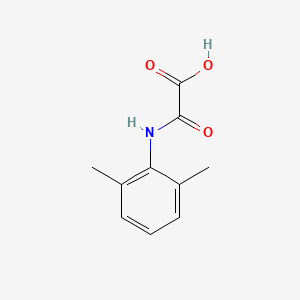 Chemical structure of [(2,6-Dimethylphenyl)amino](oxo)acetic Acid