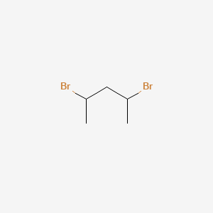 Chemical structure of 2,4-Dibromopentane