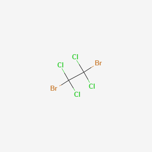 Chemical structure of 1,2-Dibromo-1,1,2,2-tetrachloroethane