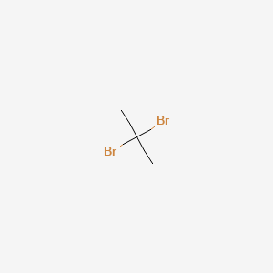 Chemical structure of 2,2-Dibromopropane