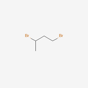 Chemical structure of 1,3-Dibromobutane