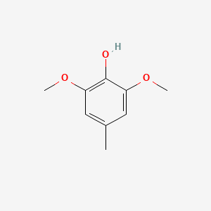 Chemical structure of 2,6-Dimethoxy-4-methylphenol