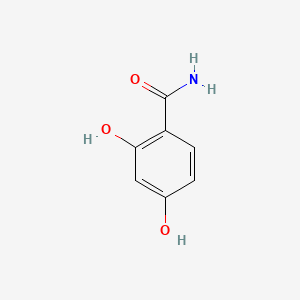 Chemical structure of 2,4-Dihydroxybenzamide