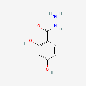 Chemical structure of 2,4-Dihydroxybenzohydrazide