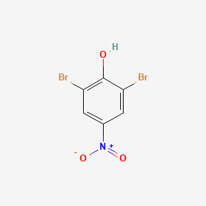 Chemical structure of 2,6-Dibromo-4-nitrophenol