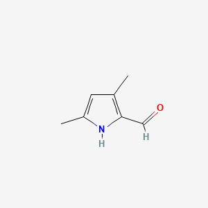 Chemical structure of 3,5-Dimethyl-2-pyrrolecarboxaldehyde