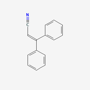Chemical structure of 3,3-(Diphenyl)acrylonitrile
