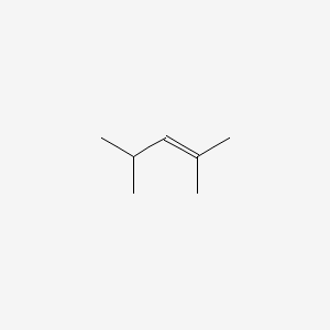 Chemical structure of 2,4-Dimethyl-2-pentene