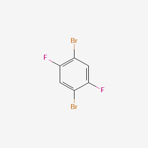 Chemical structure of 1,4-Dibromo-2,5-difluorobenzene