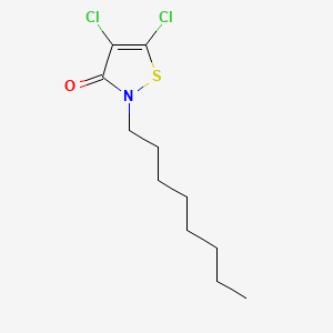 Chemical structure of 4,5-Dichloro-2-n-octyl-4-isothiazolin-3-one