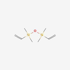 Chemical structure of 1,3-Divinyltetramethyldisiloxane